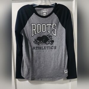 🌷Roots Canada long-sleeve Raglan T-shirt🌷 size: M